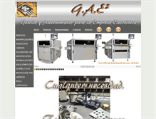 Tablet Screenshot of gaeelectronica.com